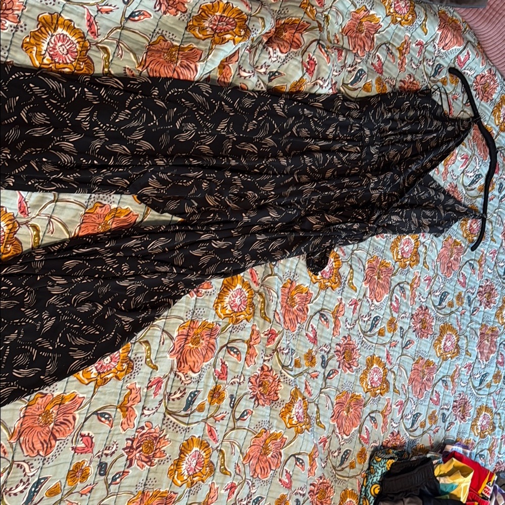 Black and White Patterned Dress